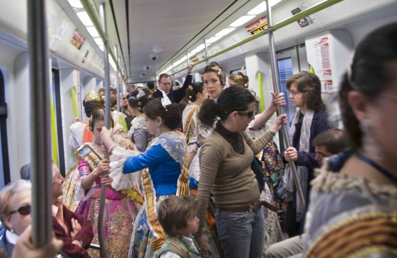 Metrovalencia en Fallas