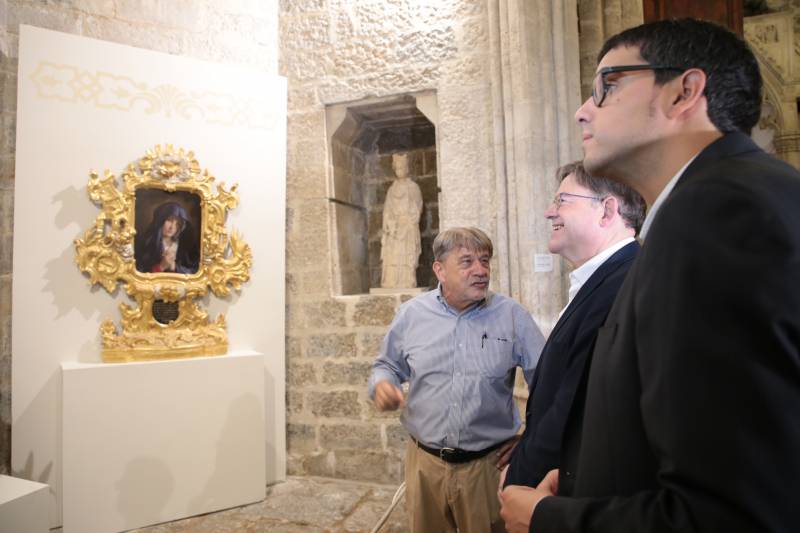 Ximo Puig en inauguración de exposición de Morella