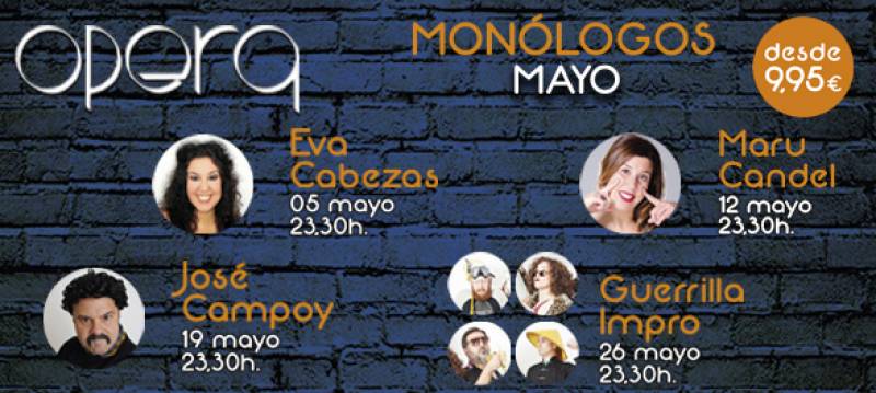 Monólogos mayo Casino Cirsa Valencia