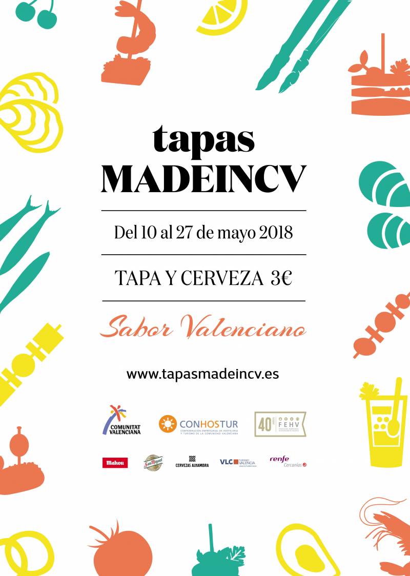 Cartel Tapas MadeinCV