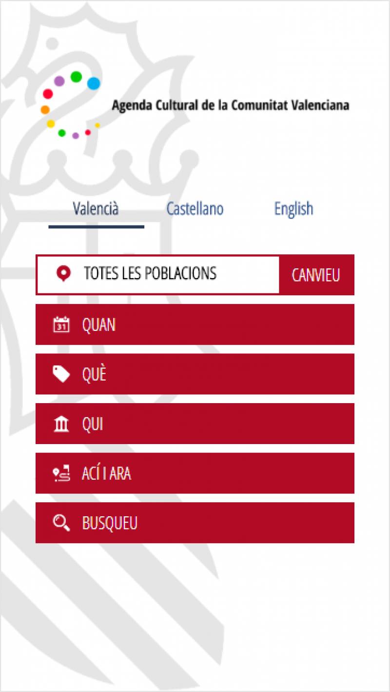App agenda cultural