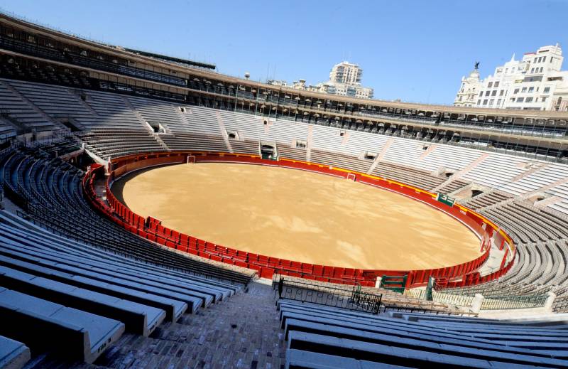 Imagen de la Plaza de Toros de València, propiedad de la Diputació