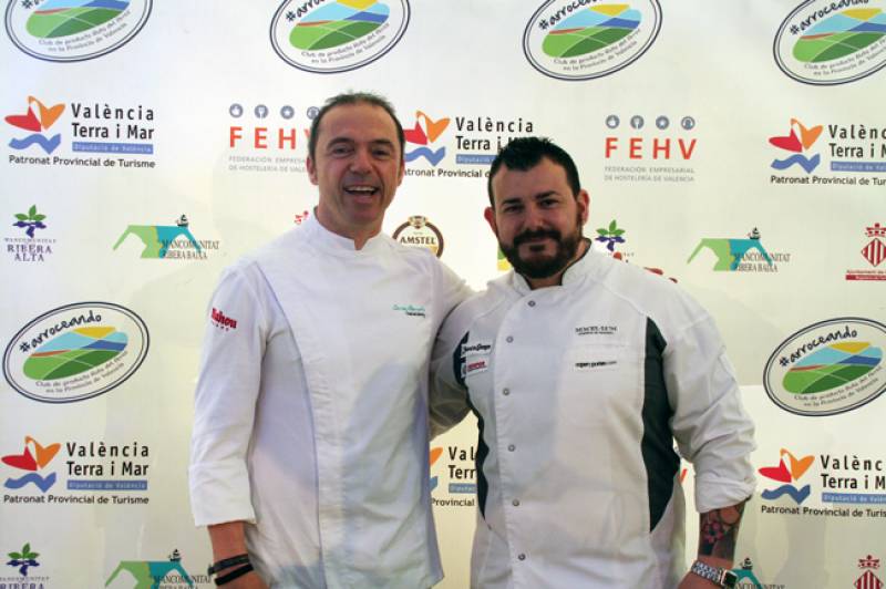 Los chefs Manuel Alonso y Alejandro Platero// Viu Valencia