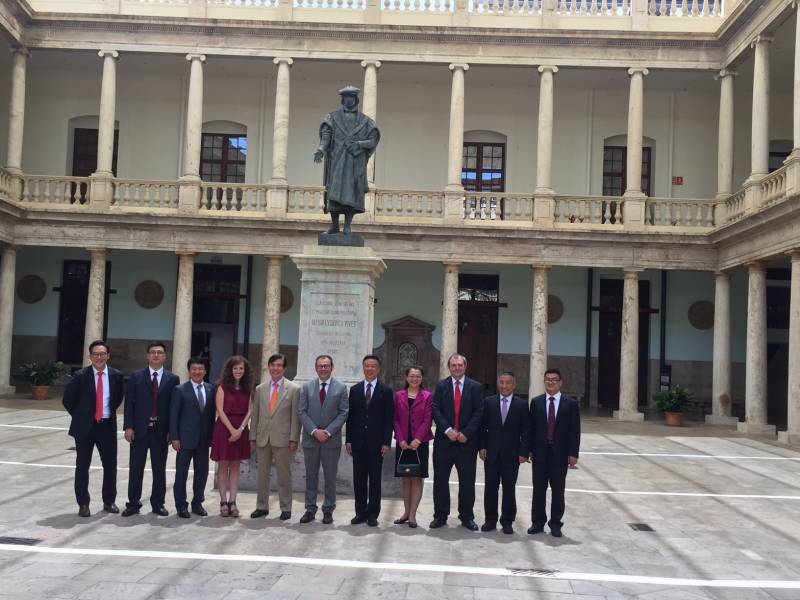 Visita rectores universitarios