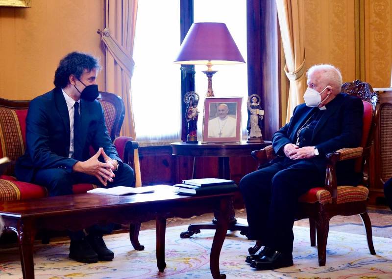 Reunión entre Francesc Colomer y Antonio Cañizares. EPDA