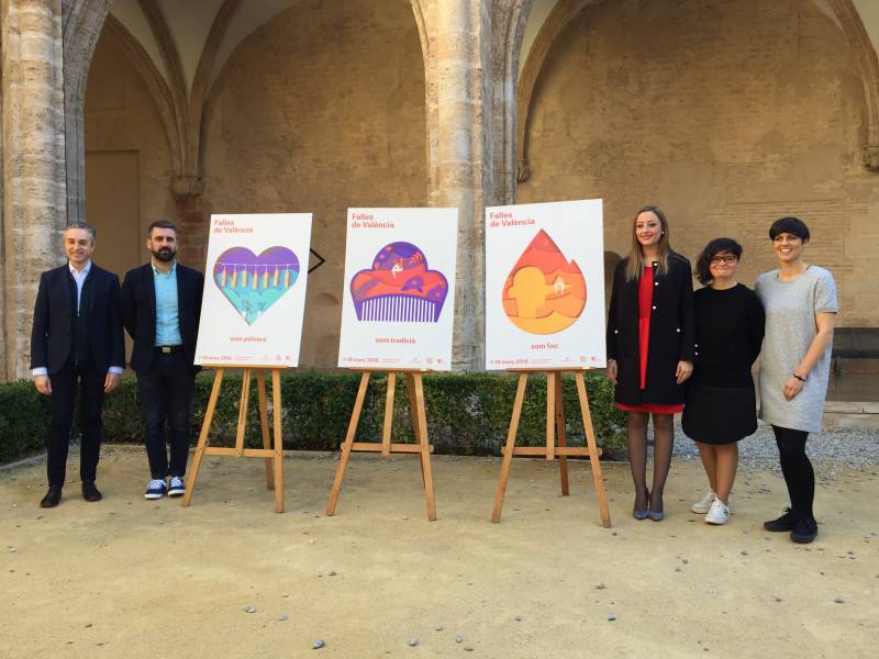 Presentación de los carteles de Fallas 2018