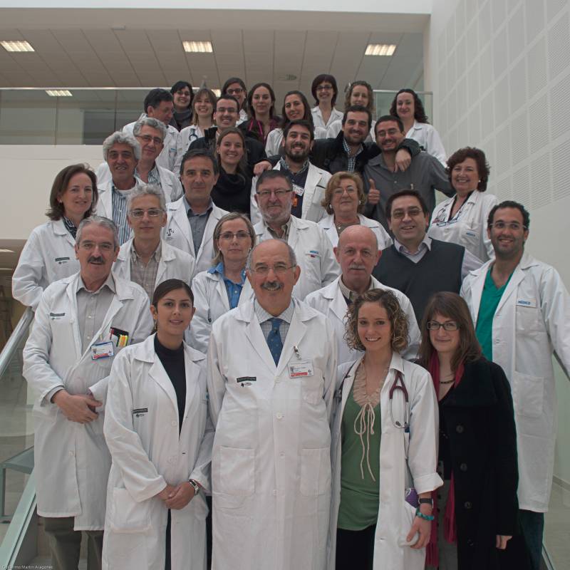Servicio de Hematología del Hospital Universitario y P.  La Fe de Valencia