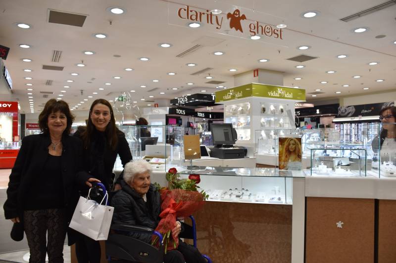 María Nieves Roca en Clarity Ghost en El Corte Inglés