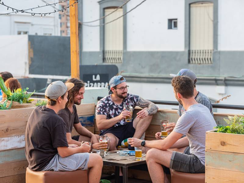 Zona de ocio y encuentro social en Cabanyal