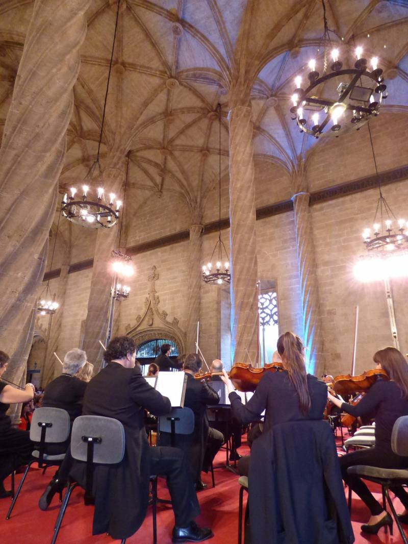 Concierto Orquesta de València en la Lonja