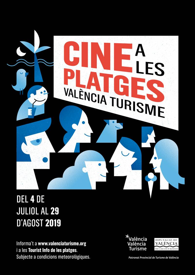 Cartel Cine playas 2019
