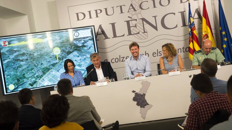 Rueda de prensa de presentación de la IX Volta a València en la Diputació