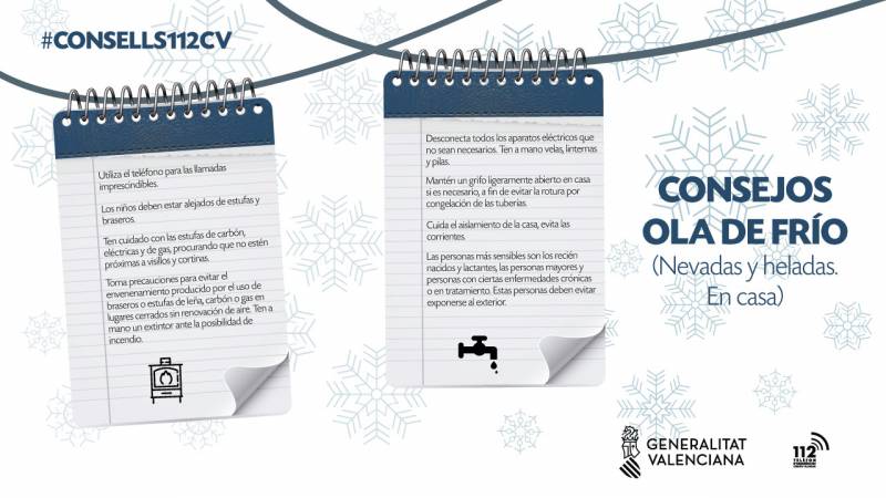 Ola de frío, consejos