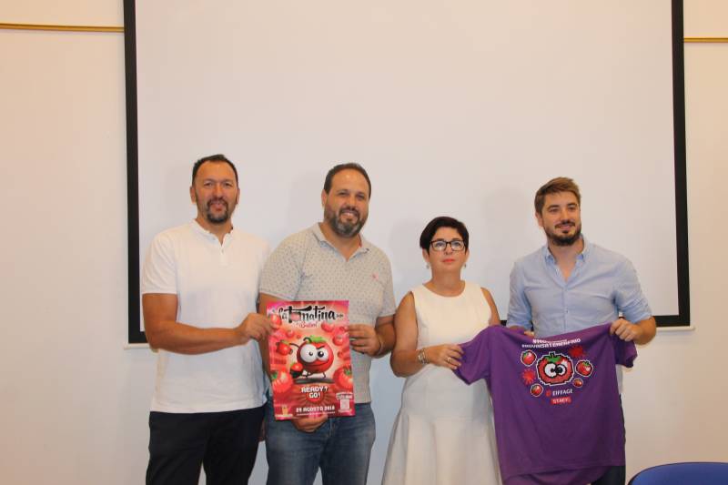 Rueda de prensa para la presentación de La Tomatina de Buñol.