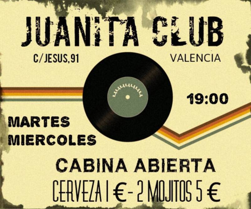 Juanita Club ofrece a los djs una oportunidad única con Cabina Abierta : : Juanita Club