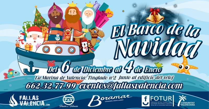 El barco de la Navidad