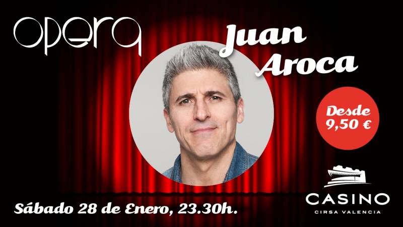 Juan Aroca en Casino Cirsa Valencia Juan Aroca en Casino Cirsa Valencia