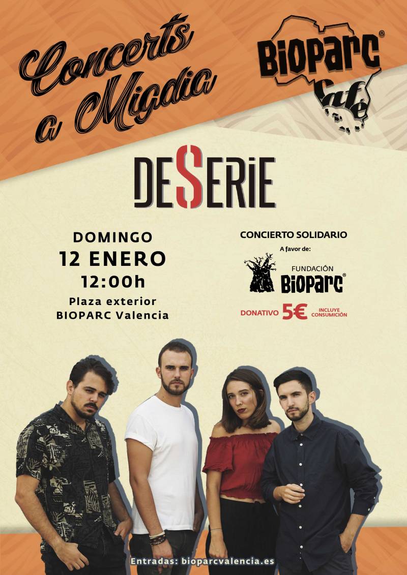 Concierto solidario DESERIE - BIOPARC Valencia