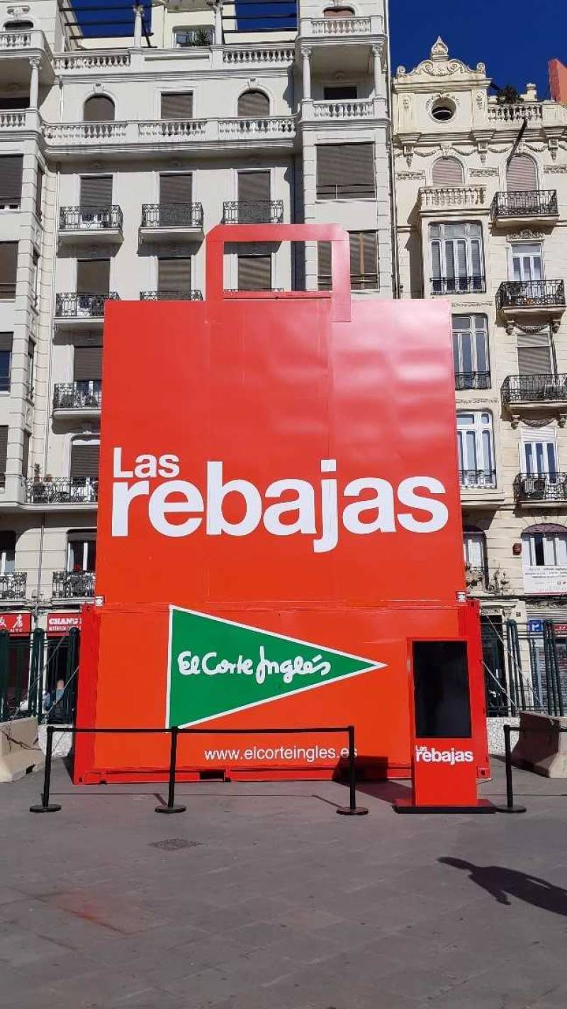 Bolsa de rebajas de El Corte Inglés