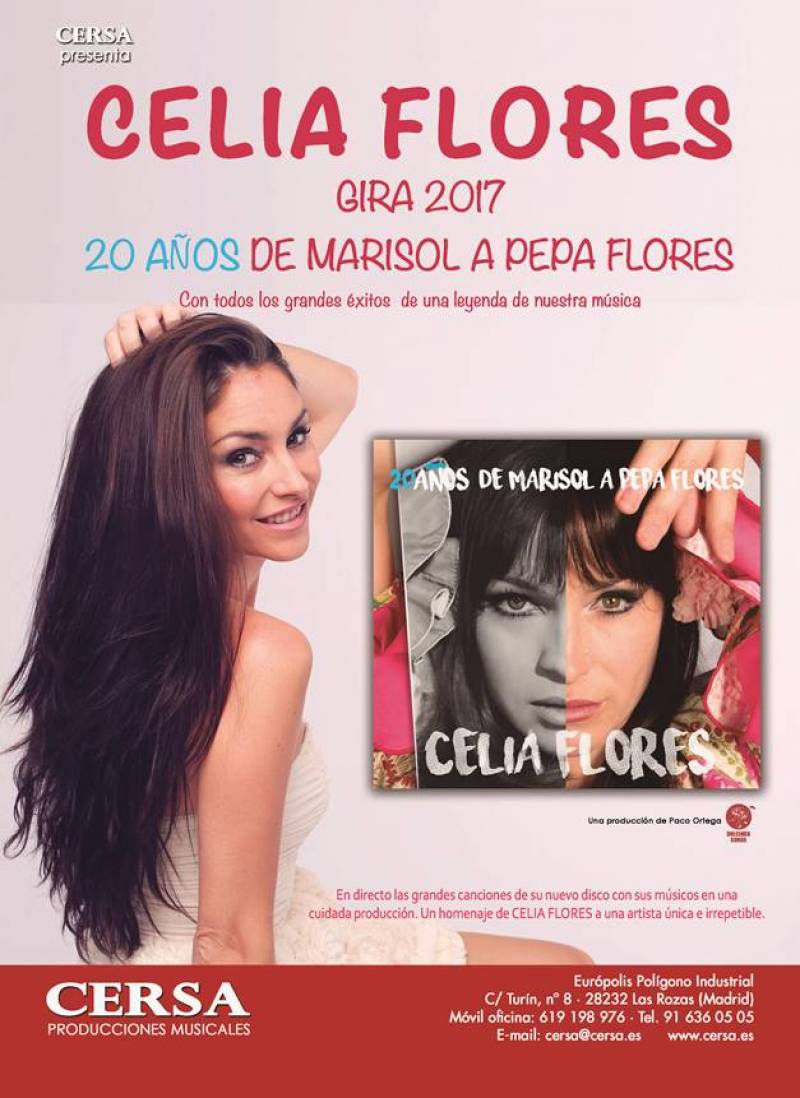 Cartel de la gira, 20 años de Marisol a Pepa Flores