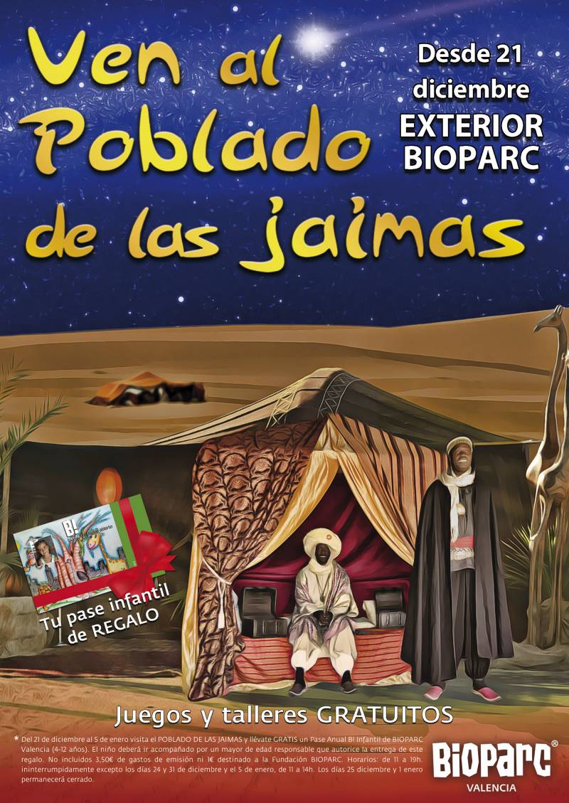 Navidades 2019 Poblado de las Jaimas BIOPARC Valencia Navidades 2019 Poblado de las Jaimas BIOPARC Valencia