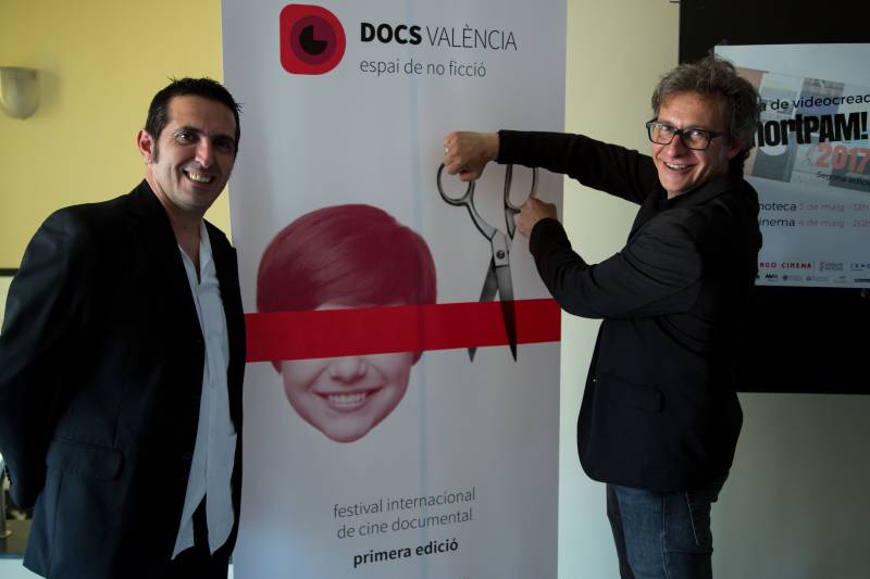 Los directores del Festival DocsValència Pau Montagud y Nacho Navarro