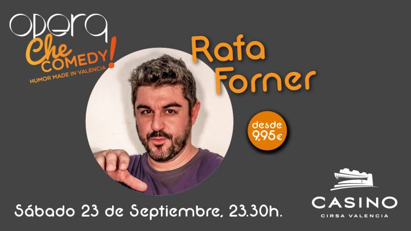 Rafa Forner en Casino Cirsa Valencia Rafa Forner en Casino Cirsa Valencia