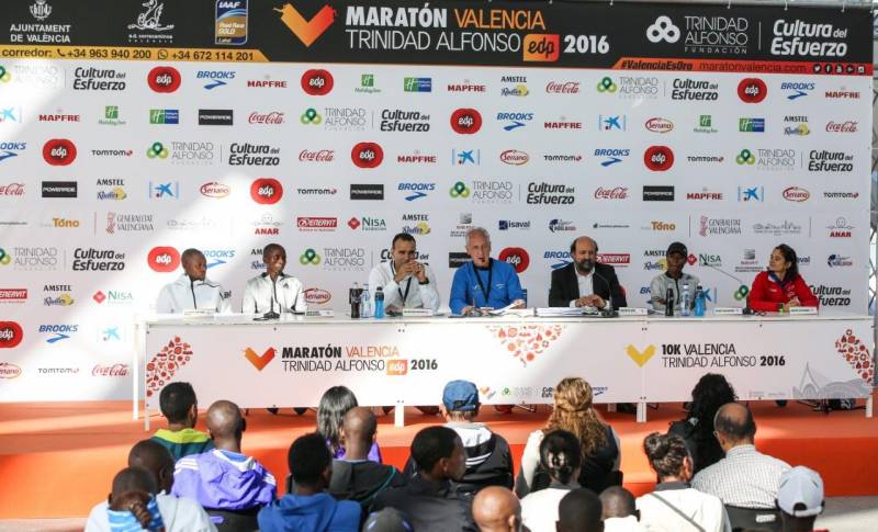 Rueda de prensa del Maratón Valencia
