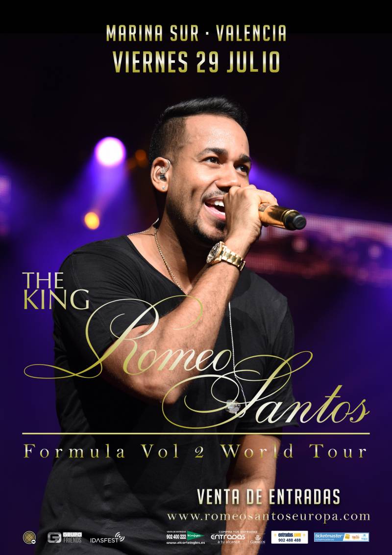 Cartel del concierto de Romeo Santos