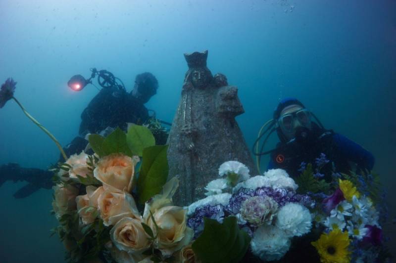 Traslado de la Virgen de los Desamparados, Patrona de Valencia. EFE