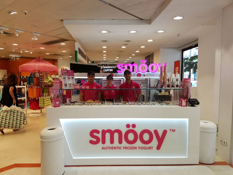 Local de Smöoy en El Corte Inglés de Colón de Valencia.