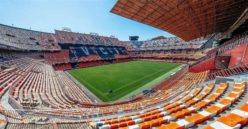 Imagen del Campo de Fútbol Mestalla./ EPDA