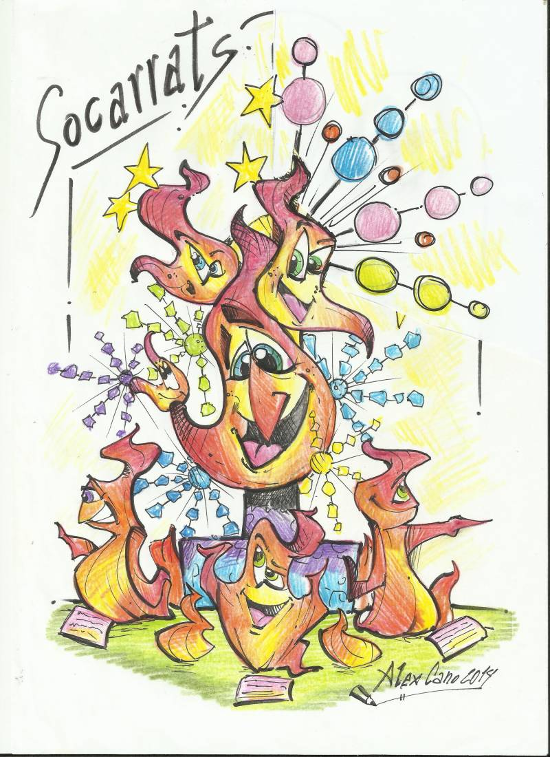 Boceto de la falla infantil. //VIU VALENCIA Boceto de la falla infantil. //VIU VALENCIA