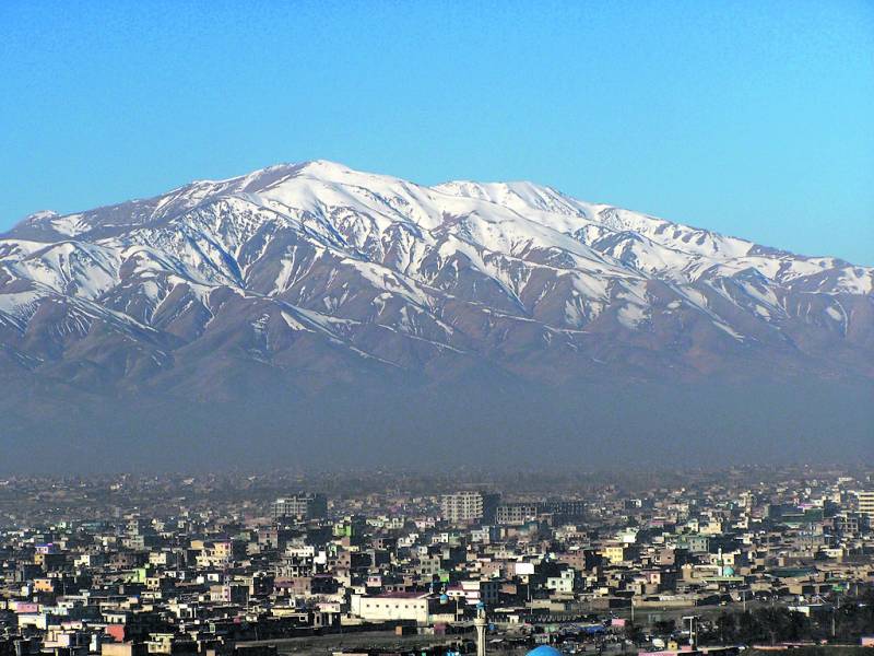 Vistas de las montañas desde Kabul. / epda