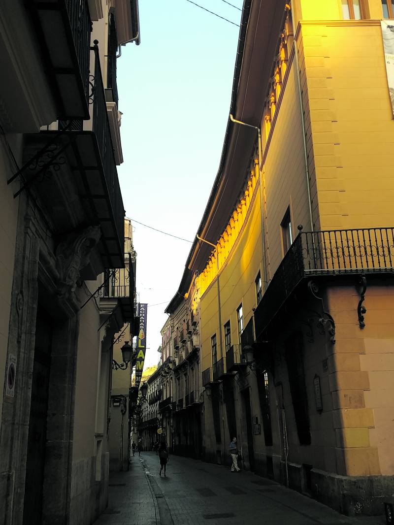 Calle Caballeros de València. SERGIO DELGADO