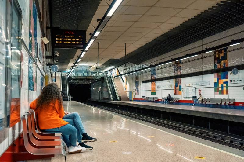 La estación de metro de la Av. de Aragón. Imagen: GVA 