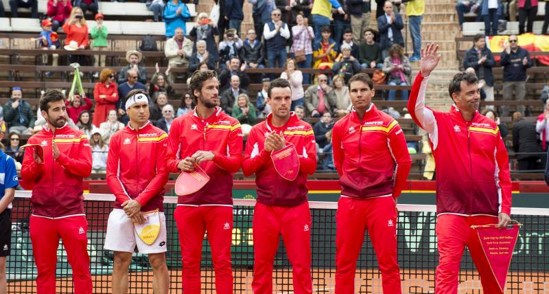 El equipo español de la Copa Davis