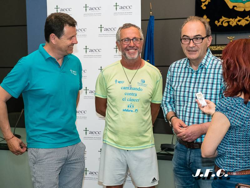 Juan Manuel Darijo con Javier Llombart y Ximo Segarra