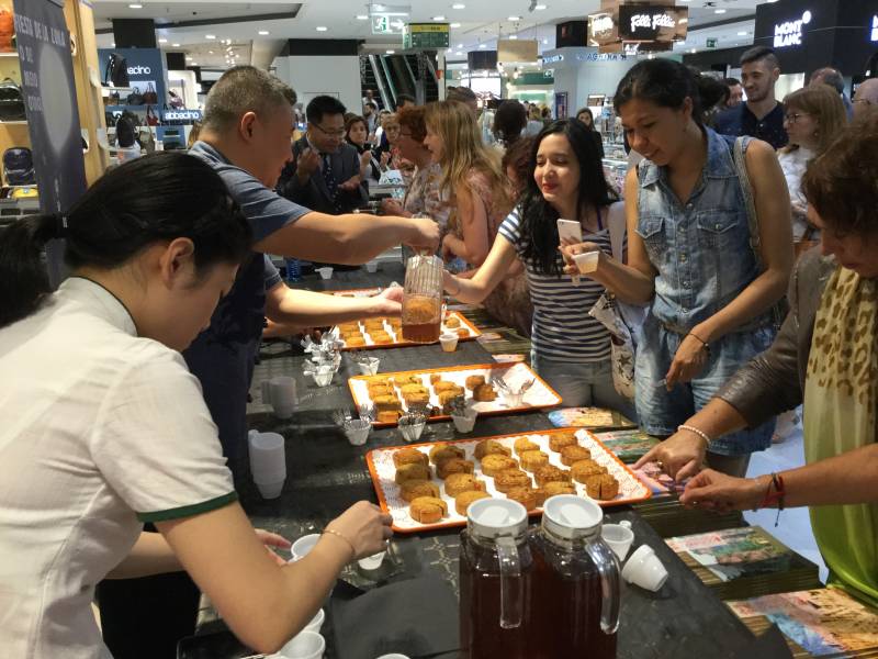 Degustación de pastelitos típicos