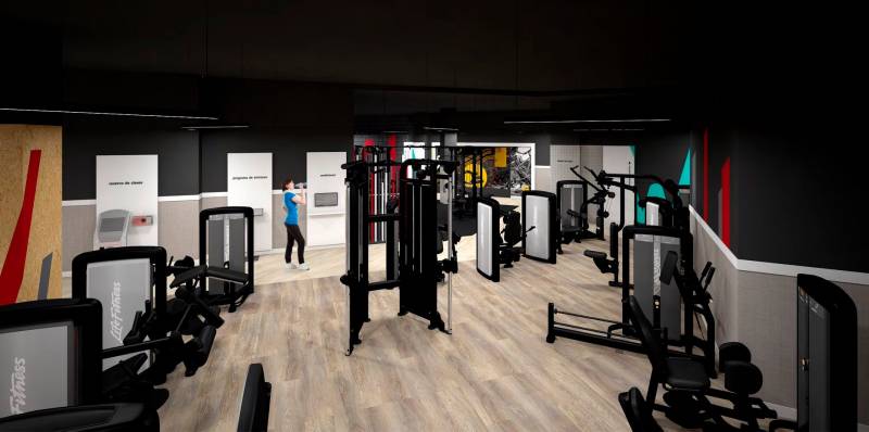 Ilustración Interior Synergym Valencia Constitución Ilustración Interior Synergym Valencia Constitución