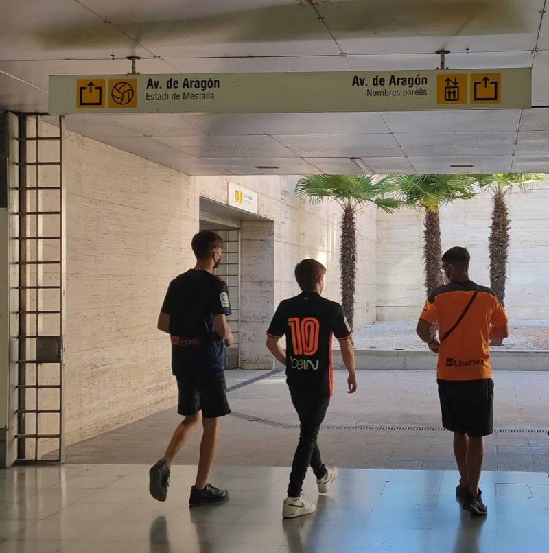 La estación de metro de la Av. de Aragón. Imagen: GVA 