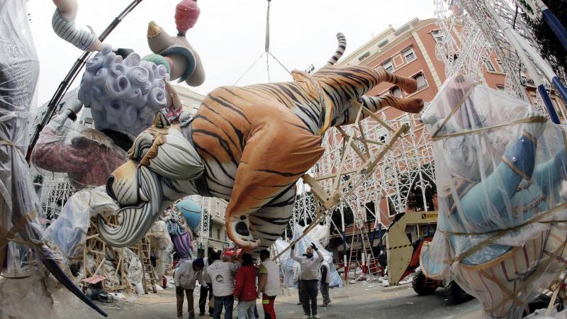 Fallas de Valencia, en una imagen de archivo. EPDA