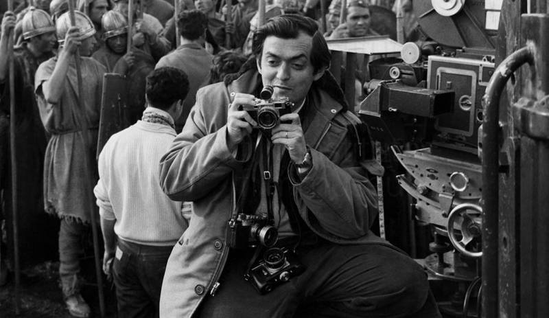 Filmoteca Kubrick on the set of Spartacus