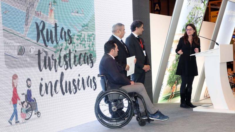 Rutas inclusivas, Oltra en Fitur