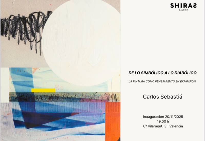 Cartel de invitación a la presentación de su obra de Carlos Sebastià./EPDA
