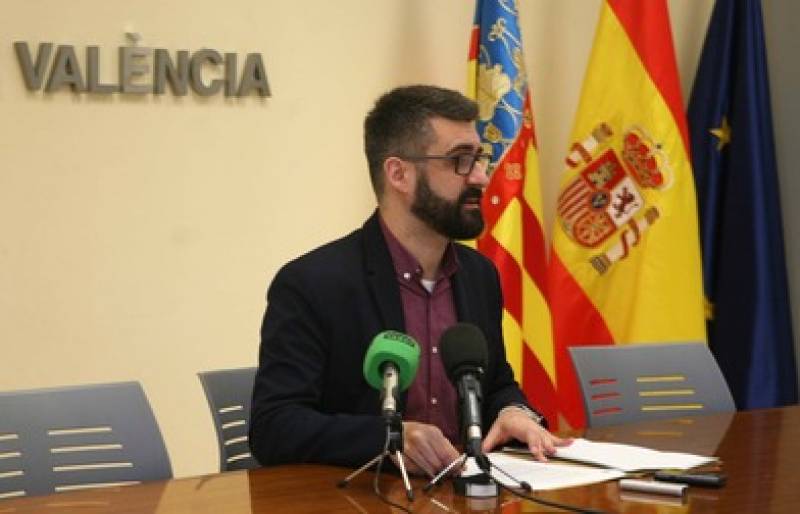 Pere Fuset en rueda de prensa