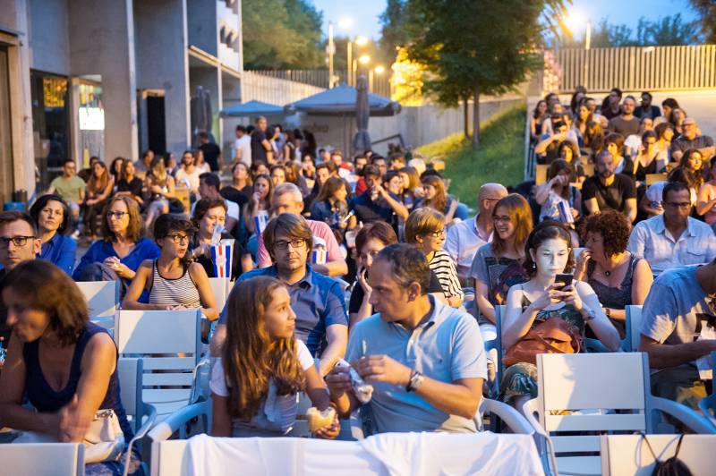 Cine de verano, terraza