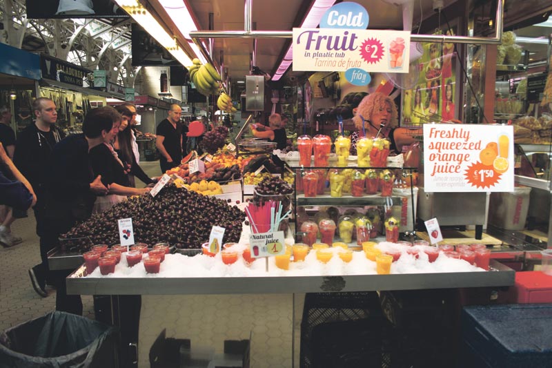 Uno de los comercios del Mercado Central. FOTO MERY