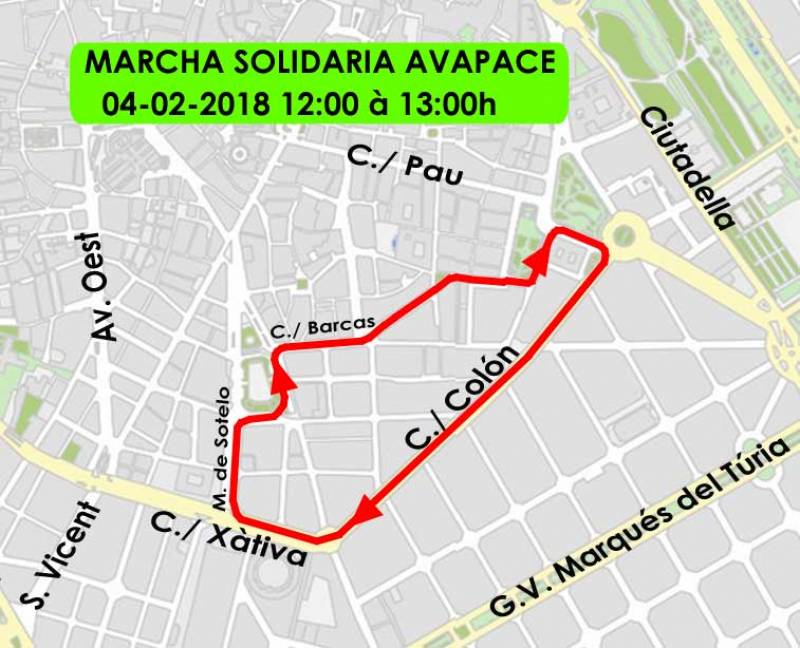 Marxa solidària AVAPACE