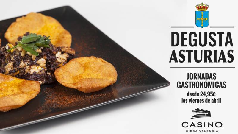 Jornadas gastronómicas Asturias Casino Cirsa Valencia